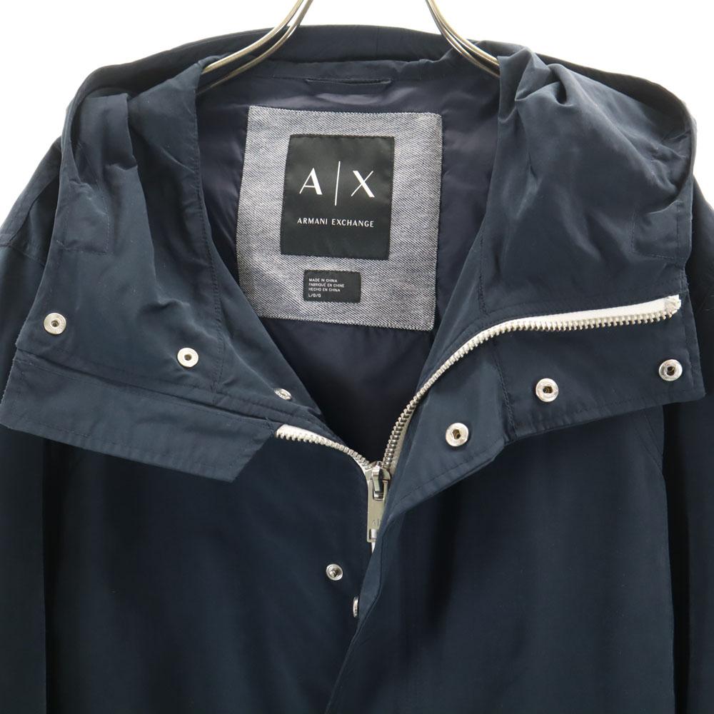 Armani Exchange Hooded Coat L Navy Men's Used