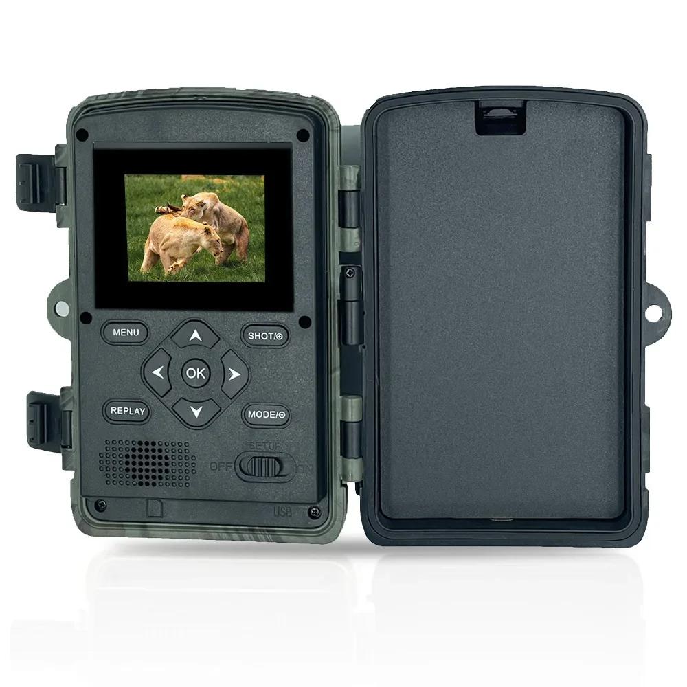 60MP WIFI Outdoor Jagd Wildkamera PR1600 4K Wildtierkamera Bewegungserkennung Nachtsicht Wasserdichte Fotofalle