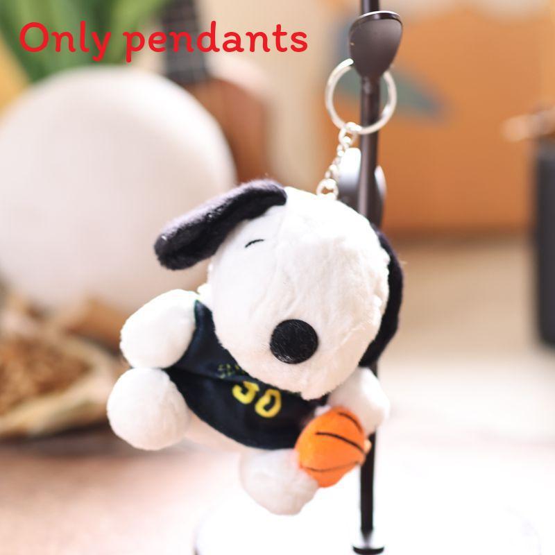 Cute Dog Plush Keychain With Super Soft Short Pile For Backpack Decor And Gift