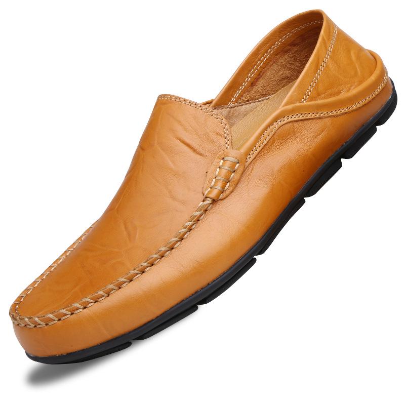 Spring Men's Plus Size Breathable Slip-On Moccasins 20138
