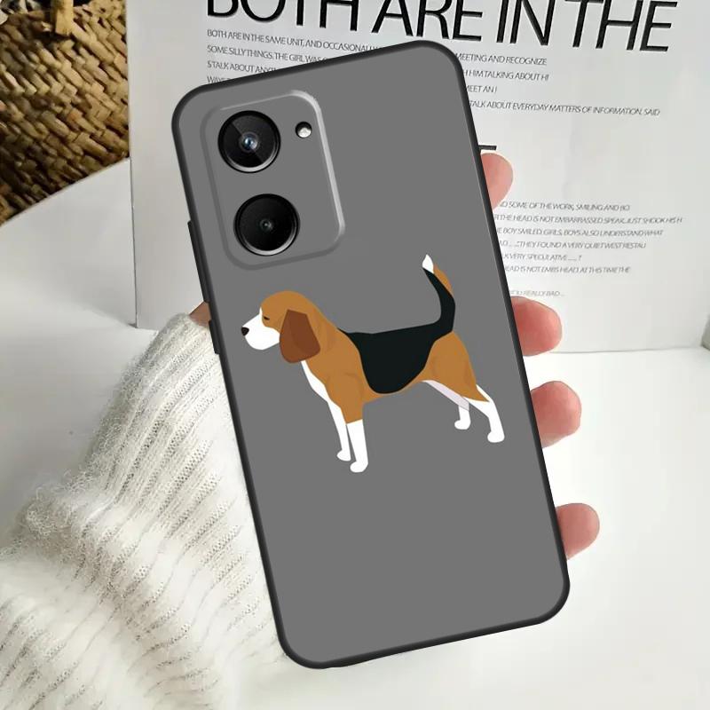 Beagle Dog For Realme GT6 GT7 15 Pro 10 11 12 13 14 Pro Plus C55 C71 C75 C67 C63 C61 C53 C35 C65 Case