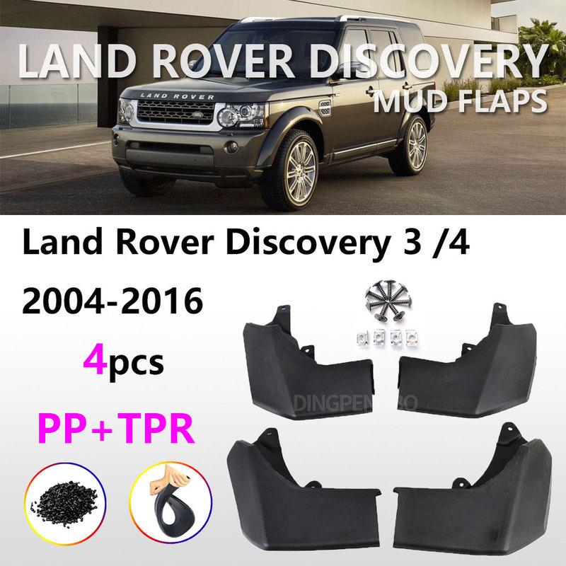 MudFlaps for Land Rover Discovery4 Discovery3 2004-2016 Mudguards Mud Flaps Splash Guards Front Rear Wheels Fender Accessories