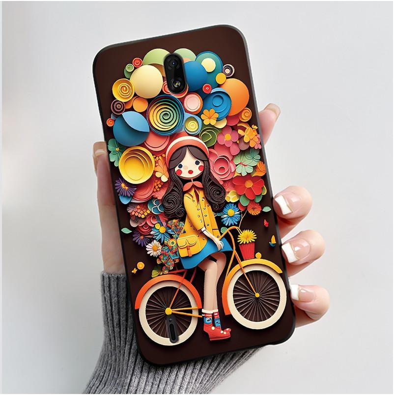 Cute Rabbit Love Heart Funny Phone Case For Nokia C1 Plus C2 Case Soft Silicone Back Cover For NokiaC1 C 1 Plus Fundas C 2 Coque