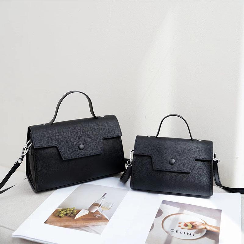 Mini Pillow Bag: Trendy Autumn & Winter Women's Genuine Leather Messenger In Japanese & Korean Style