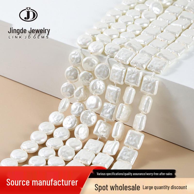 Jingde Jewelry 12mm Baroque Shell Pearl Beads for DIY Accessories