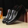Fashion Dress Shoes Man Official Round Toe Casual Business Social Shoe for Men Office Clothing Elegant and Classic 2024 Style Footwear