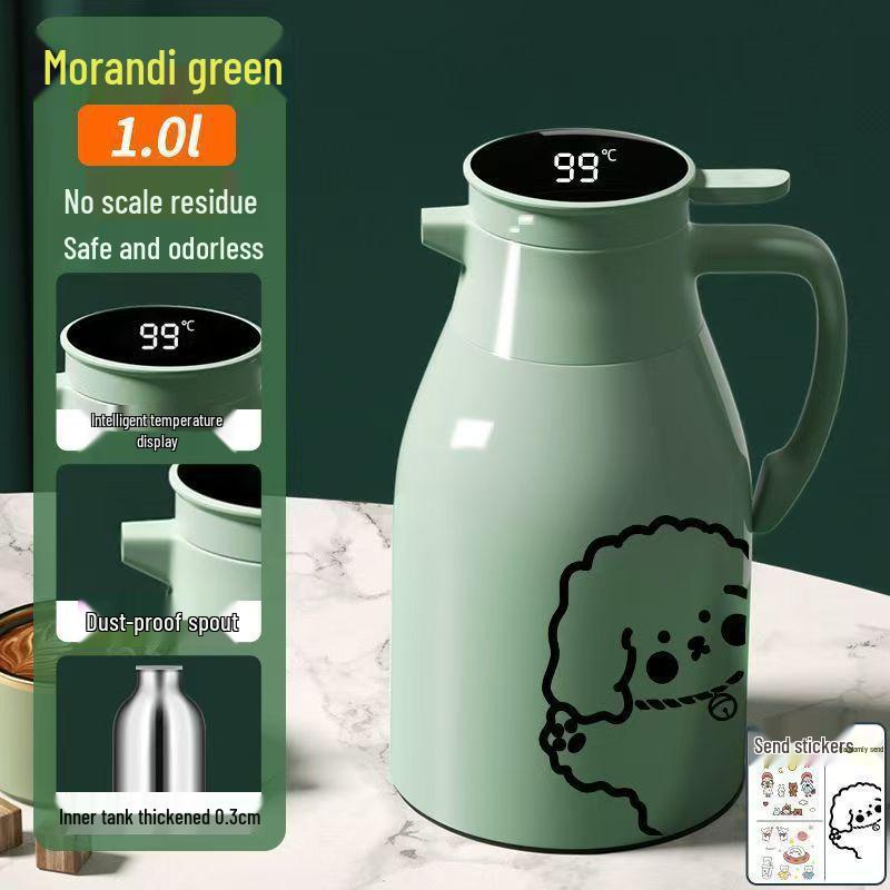 X70T Large Capacity Glass Liner Thermos Flask for Office, Home, and Dorm