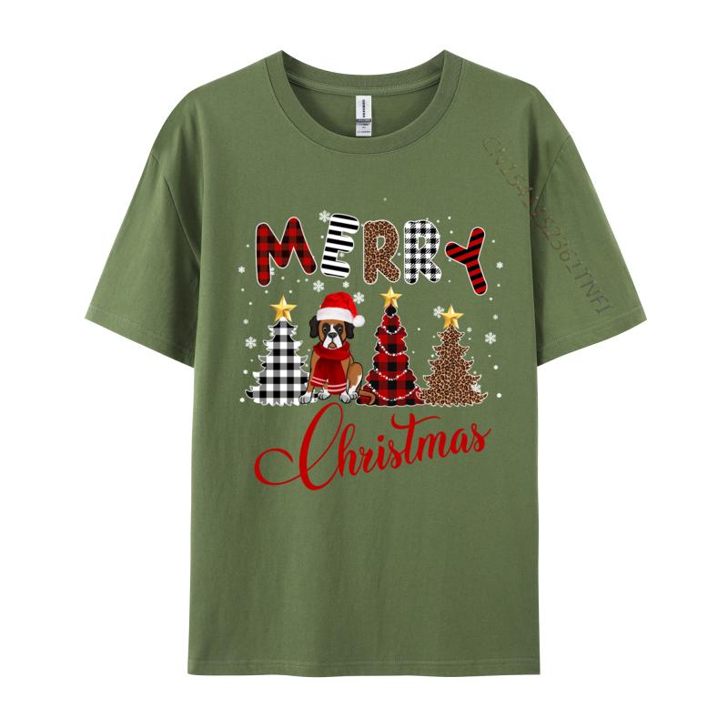 

Santa Xmas Dog Tshirt Men Humorous Cotton T Shirt Men Clothes Santa Hat T-Shirts Black Basic Tees Men s Tshirt 4XL