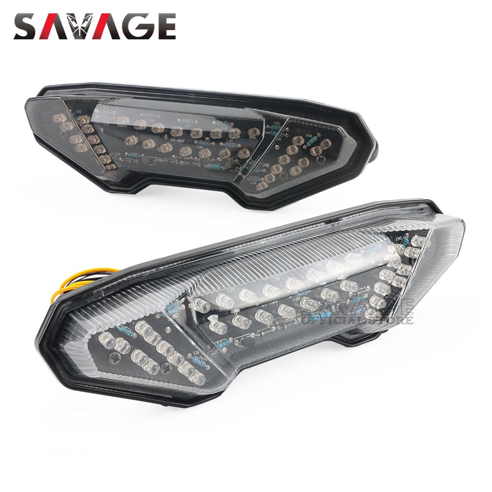 LED Tail Light Turn Signal For YAMAHA MT09 FZ09 FJ09 MT-09 Tracer 900/9/GT 9GT MT10 Motorcycle Rear Stop Brake Light Flasher
