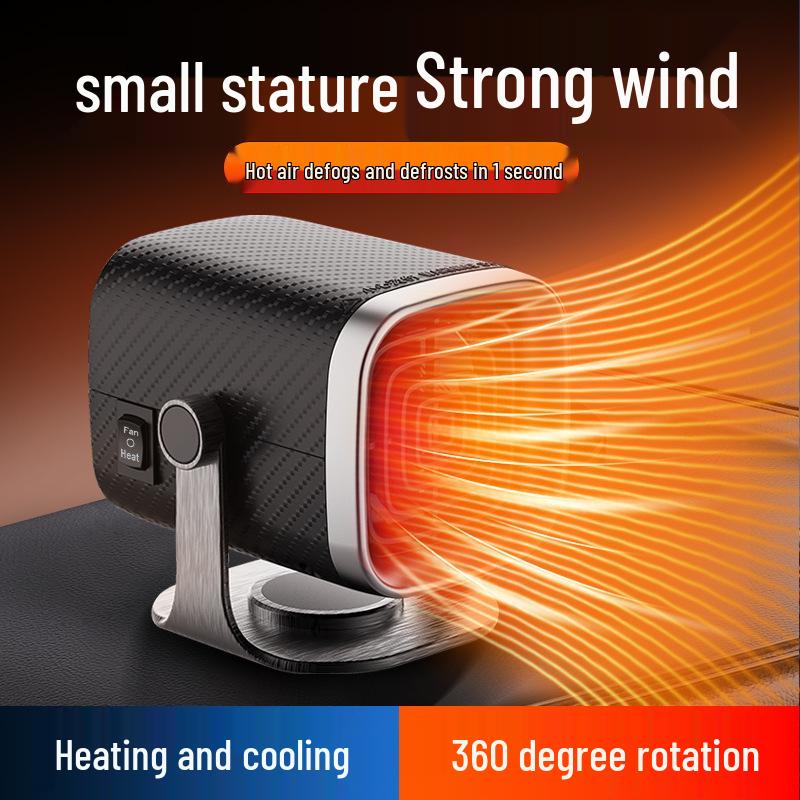12V/24V Auto Windschutzscheibenheizlüfter - Enteisen, Entnebeln & Drehen