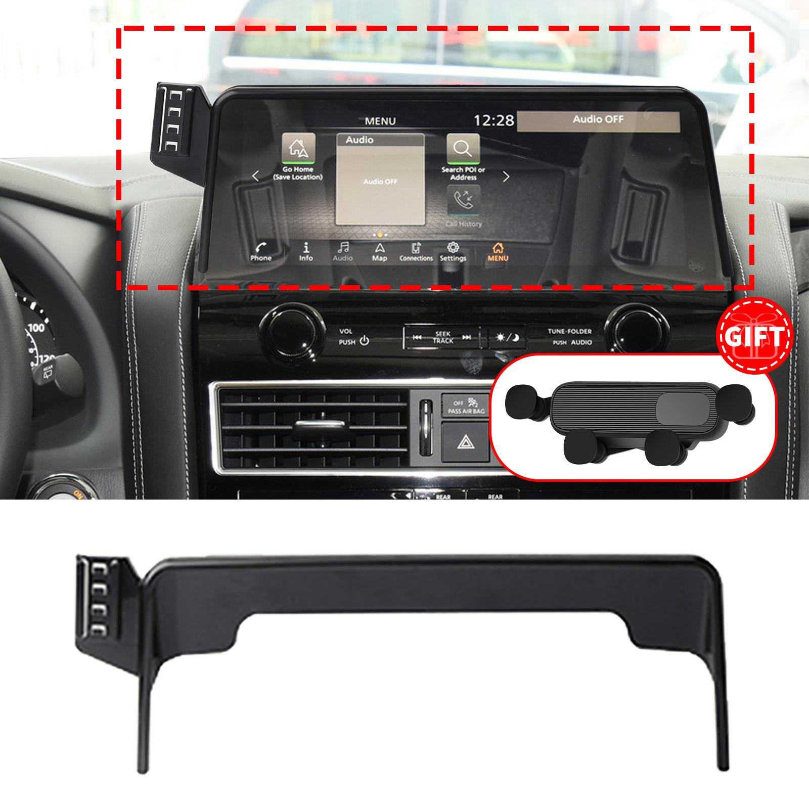 Подходит для Nissan Patrol 2025 2025 Навигация Держатель для телефона Крепление Индивидуальные Автоаксессуары