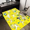 1PC friends happy Extra Large Non Slip Floor carpet, Office, family, bedroom Large Area Rug Indoor Rugs, Vibrant Colors