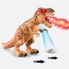 Electric Dinosaur Figures Intelligent Music Light Walking Spray Animals Model Kid Novelty Gift Toys