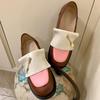 Retro Shoes Women Small Leather Shoes for Women Genuine Leather Retro Loafers Round Toe Thick Sole Single Shoes for Women