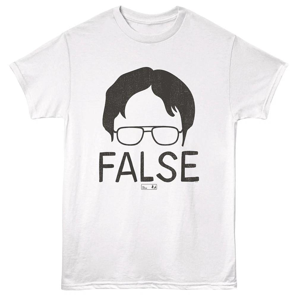 

The Office TV Show Sign Dwight Schrute FALSE Men s T shirt L