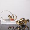 Modern Geometric Rope Knot Paperweight - Light Luxury Decor