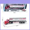 Double Decker Trailer Container Truck Engineering Vehicle Model Children Toy For Kids Play And Development