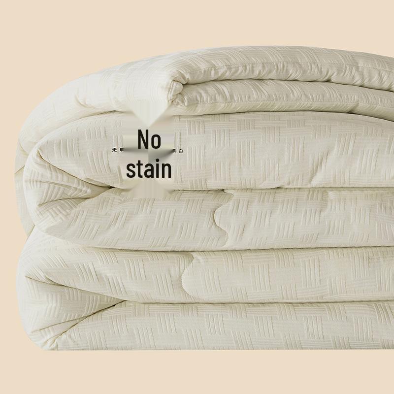 2025 A-Class Washed Cotton Waffle Soybean Winter Quilt Blanket Comforter Core - Thickened Solid Color