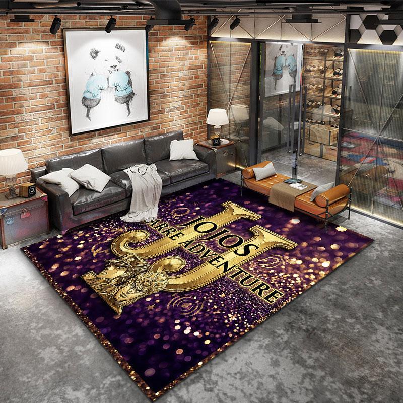 Jojos Bizarre Adventure Carpet Rug For Living Room Bedroom Home Sofa Decoration Kids Play Nonslip Floor Mat