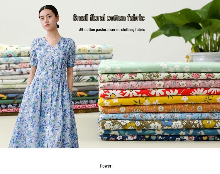 Strictly Selected Floral Print Cotton Twill Fabric for Baby Dress & Kids' Bedding