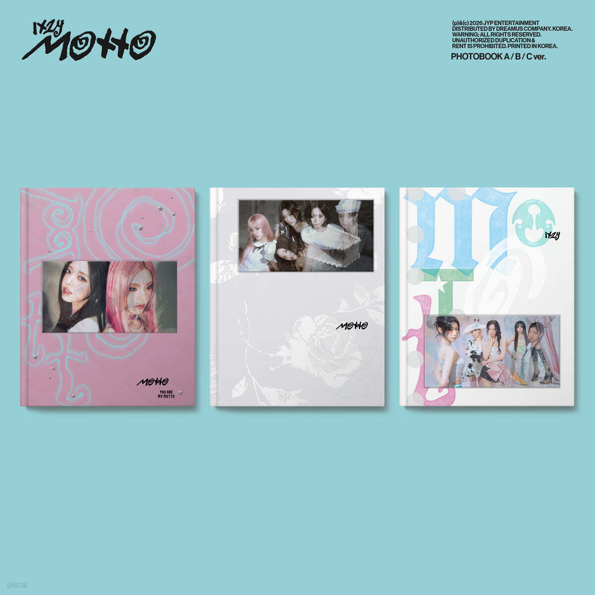 [Предзаказ] ITZY Motto Kpop Альбом CD Фотокарточка Официальная Версия Набора photobook set ver.