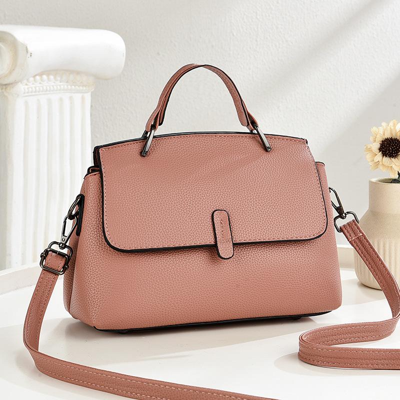 Senior sense of large capacity soft and durable fashion exquisite new light luxury commuting shoulder slanting cross handbag