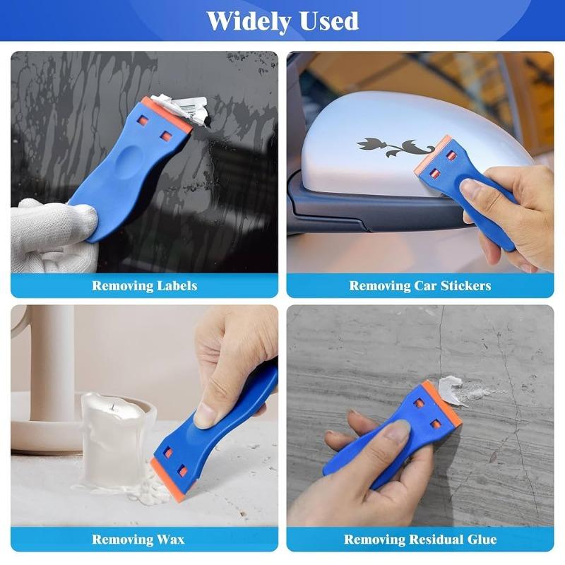 Multipurpose Plastic Car Sticker Remover and Microfiber Magic Cleaning Cloth, Household Glass Cleaning&Paint Protection