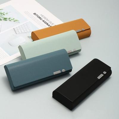 Leather Compression Angle Buckle Handmade Glasses Case