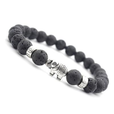 Vulkanstein Elefantenarmband - 8mm Schmuckzubehör