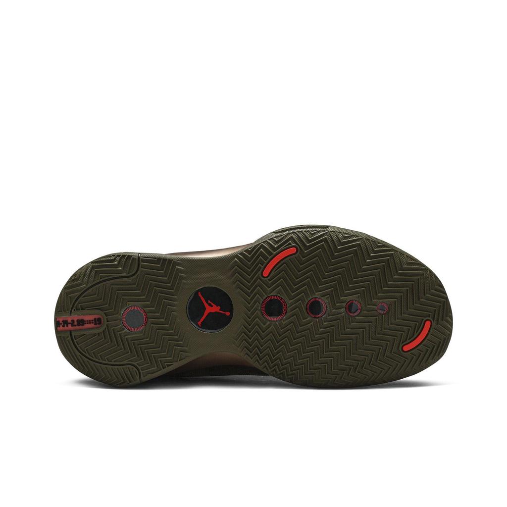 Zion Williamson Air Jordan 34 'Bayou Boys' (Unisex) Brown Kelp / Bright Crimson Basketball Shoes DA1897 300