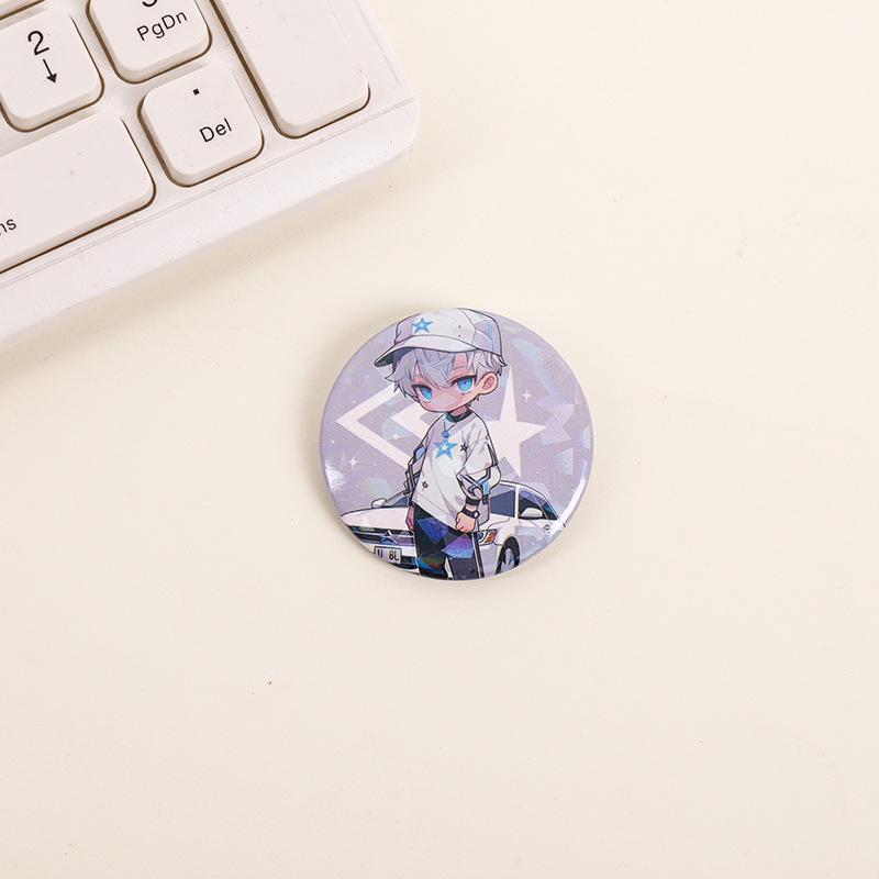 Gojo Satoru Keychain & Jujutsu Kaisen Frosted Badges