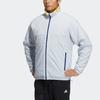 Adidas Sport Lifestyle Serie Retro Stehkragen Reißverschluss Wendbar Colorblock Fleecejacke Herren Jacke Hellblau Weiß H39242