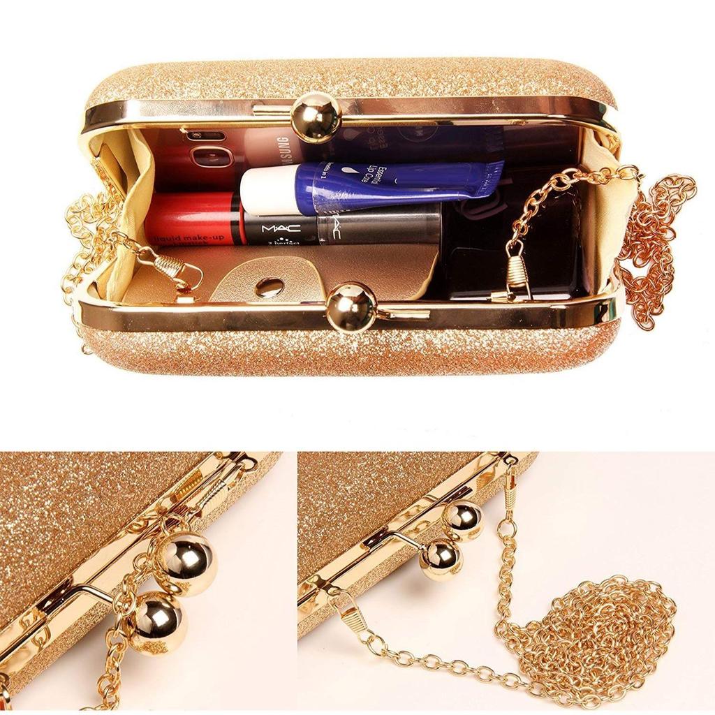 Handicraft Hand Embroidered Box Clutch Bag Purse for Bridal, Casual, Wedding Bag for Women & Girls