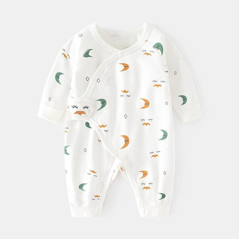 0-6M Newborn Baby Girl Boy Romper Cotton Print Infant Jumpsuit Casual Newborn Clothes For Girls Boys Spring Autumn Clothing New