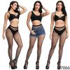 3Xl Fishnet Stockings Mesh Pantyhose Plus Size White Black Large Over Knee Long Socks Thigh High Tights For Oversized Women 2Xxl