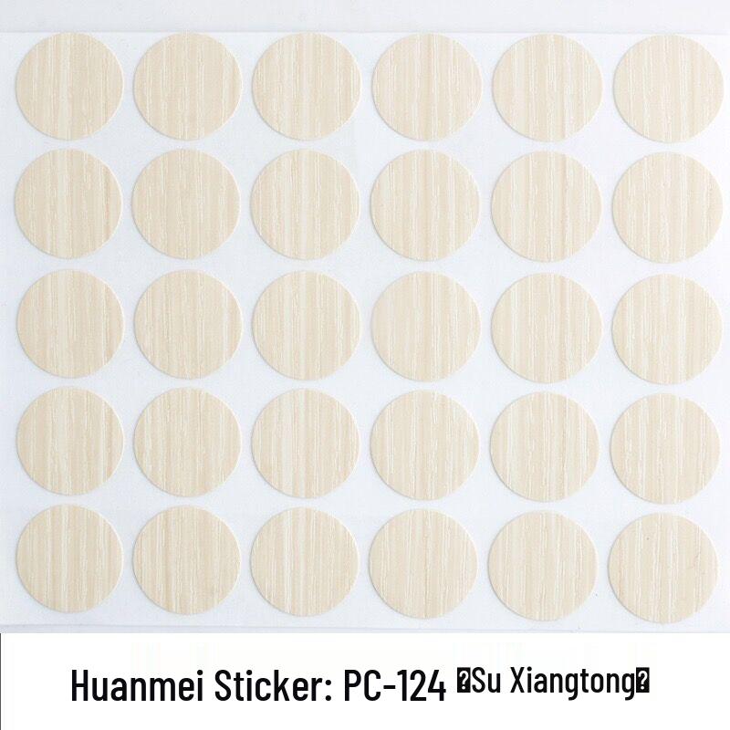 Three-in-One Color Card Beauty Stickers for Furniture Screw Hole Sealing