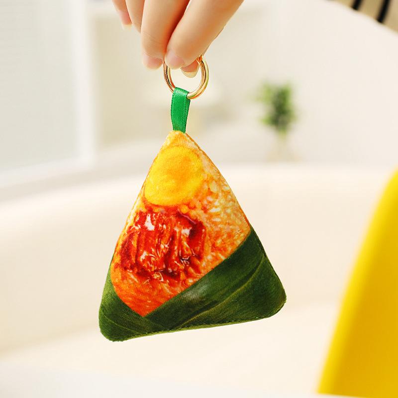 Dragon Boat Festival Gifts Simulated Zongzi Pillow Toys Egg Yolk Zongzi Meat Zongzi Small Toys Company Holiday Event Gifts