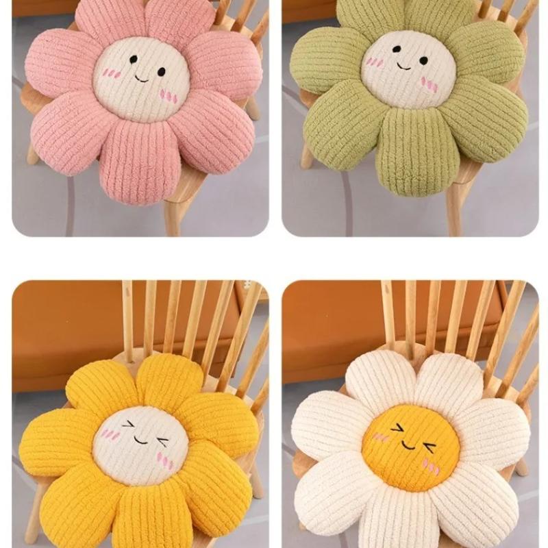 Daisy Cute Flower Breaking Sunflower Cushion Living Room Car Cushion Sofa Bedroom