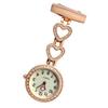 Fashion Women Pocket Watch Clip-on Heart/Five-pointed Star Pendant Hang Quartz Clock For Medical Doctor Nurse Watches