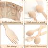 100-Piece Disposable Wooden Spoon Set, Ice Cream Dessert Spoon, Suitable For Party Wedding Cakes, Practical Tableware Party