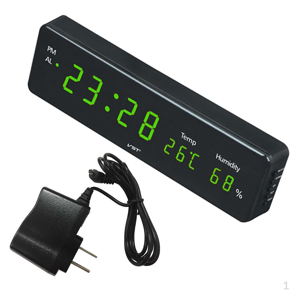 

3-in-1 Waterproof Digital LED Time/Temperature /Humidity Display зелений