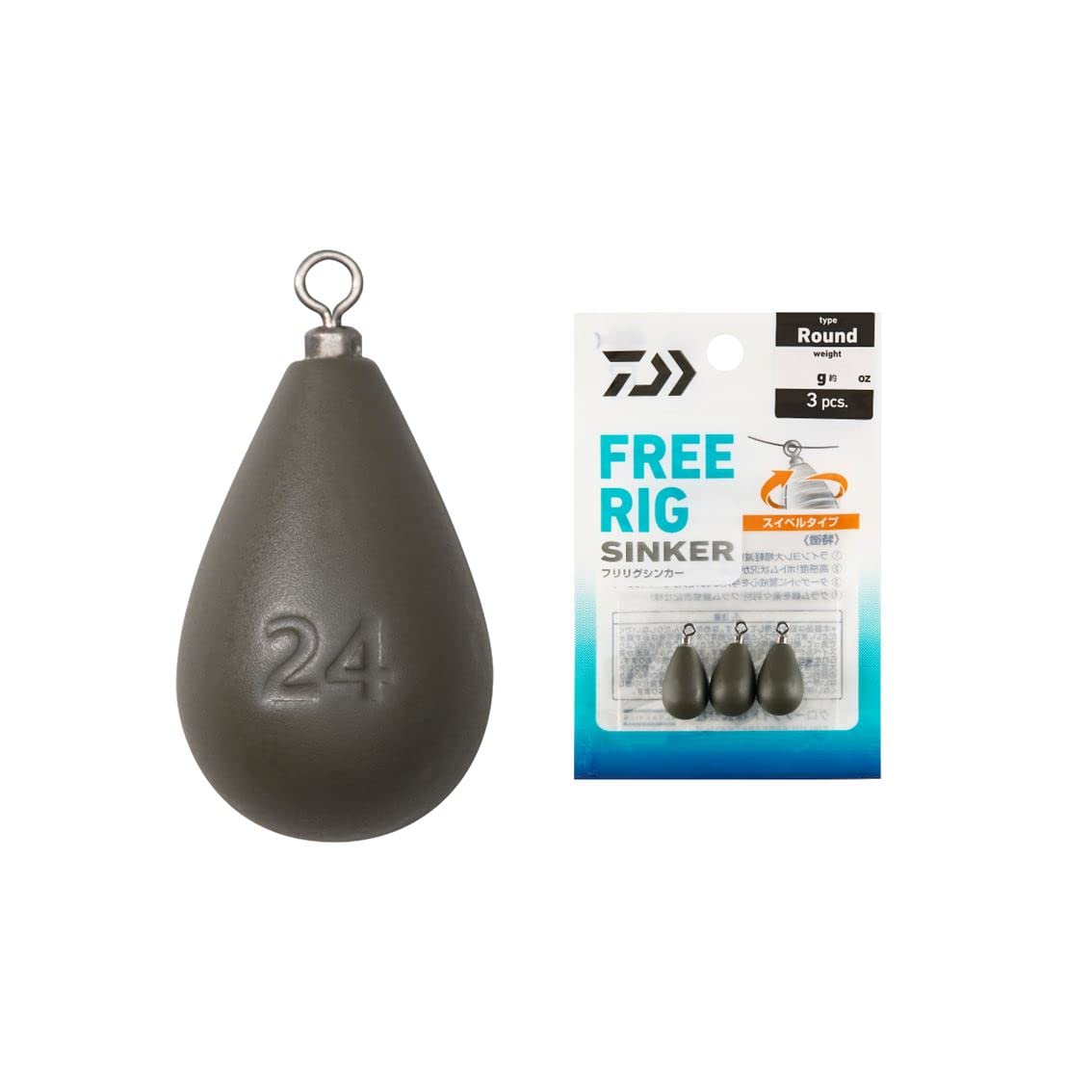 

Грузило DAIWA Fririg R 24 г (7/8 унций)