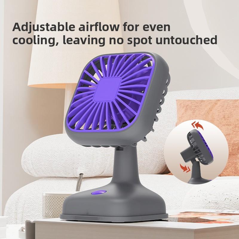 Mini-USB-Schreibtischventilator mit 3 Geschwindigkeitsstufen für Büro und Zuhause
