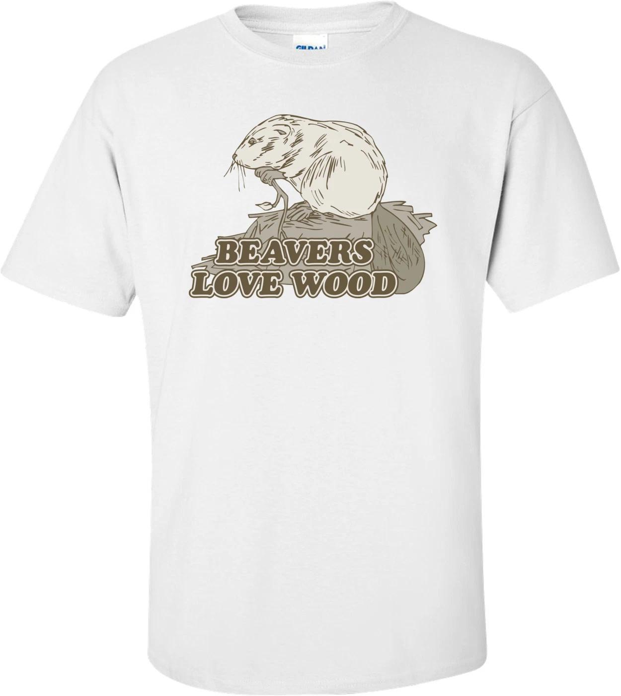 Beavers Love Wood T-shirt 3XL