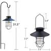 With Handle Iron Hanging Lamp Hanging Style Landscape Light Vintage Tungsten Filament Lamp  Outdoor