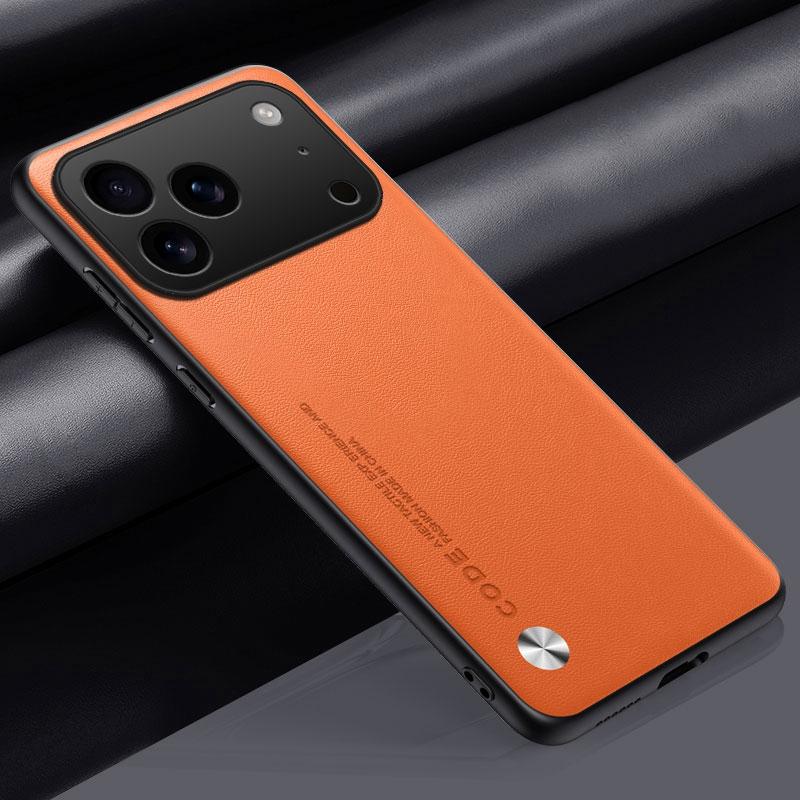 Luxury PU Leather Case For iPhone 17 Pro Max Back Cover Silicone Full Protection Phone Case For iPhone Air iPhone17 Pro 5G Coque