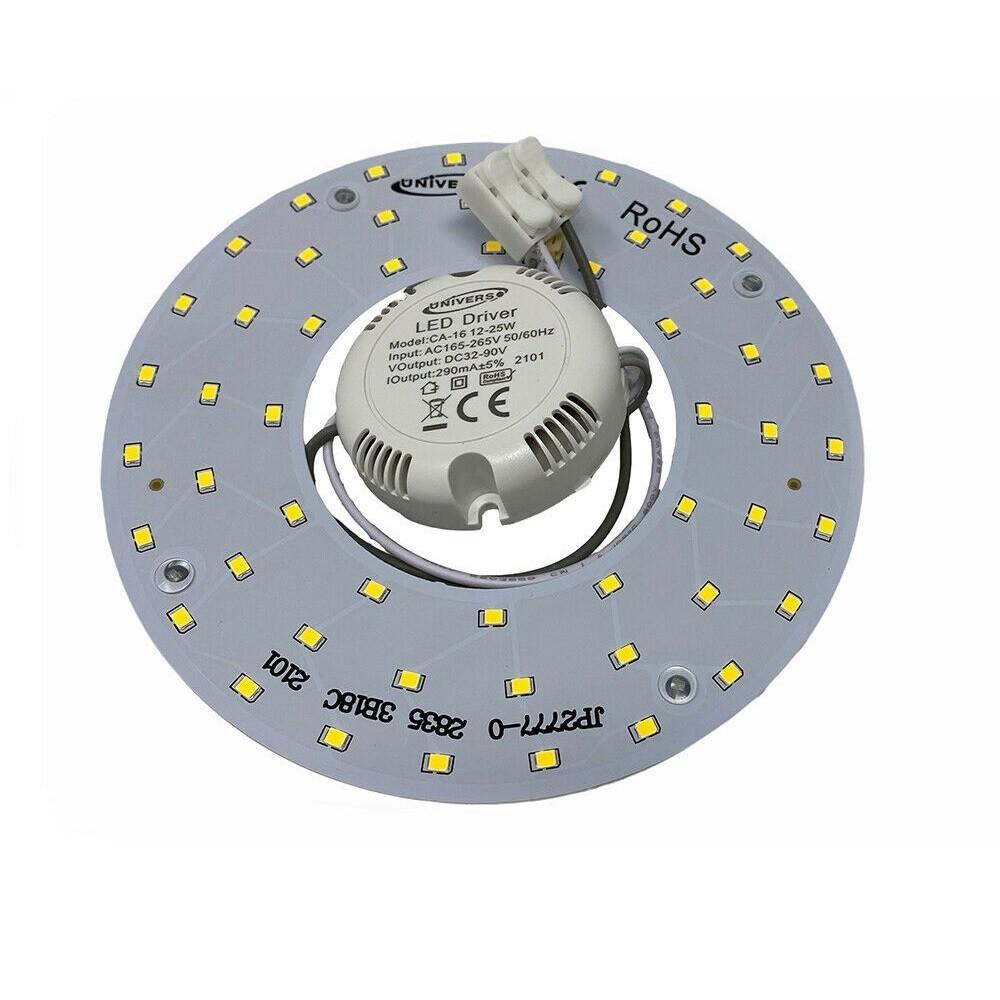 Modulo LED Circolare Per Plafoniera - Ricambio 22W Luce Calda 3000K - Diametro 19cm - 2300 Lumen - Facile Installazione Magnetica - 2