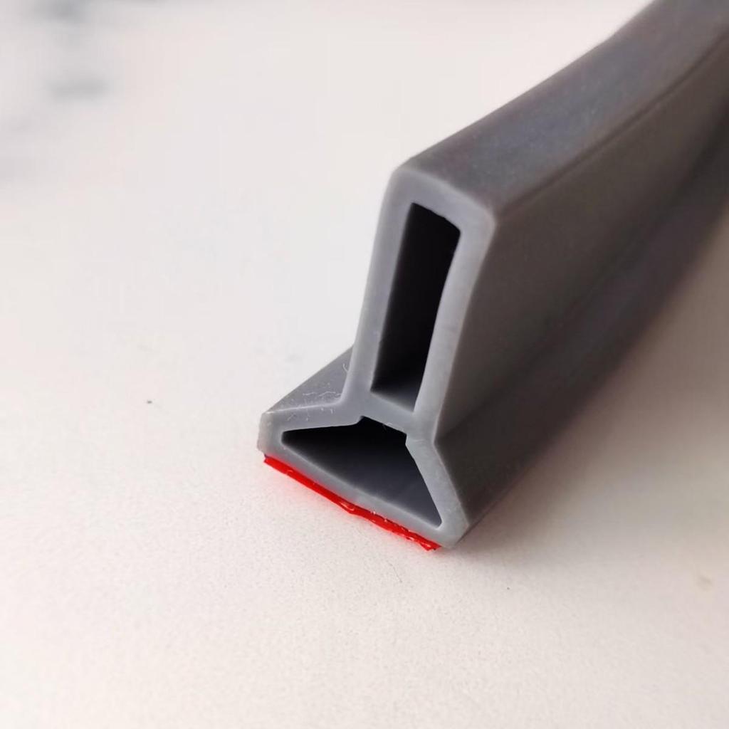 Self-Adhesive Bathroom Shower Water Stopper Rubber Strip (3cm x 2cm)