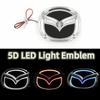 LED-Abzeichen Auto Rücklicht Frontlicht Emblem Logo Dekoration für 2 3 6 CX7 8 CX5 MX5 323 Zubehör Auto Styling Kofferraumaufkleber