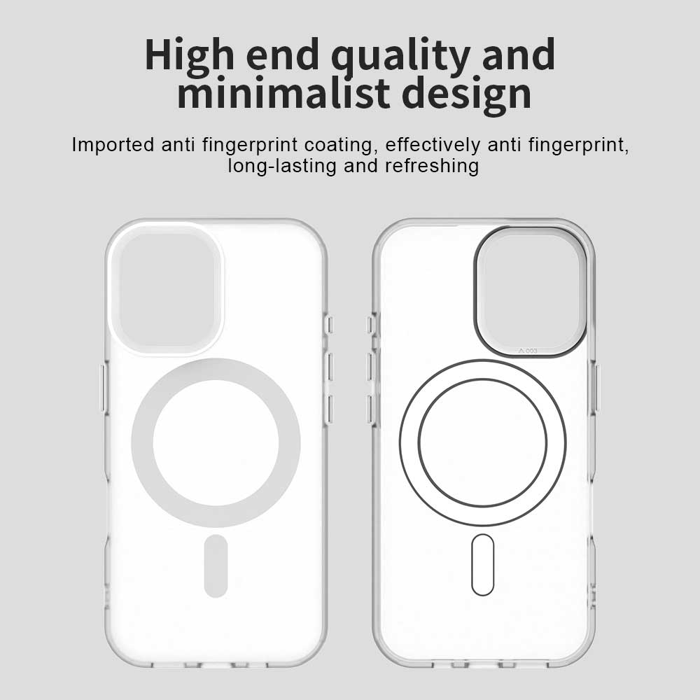 Dla Apple iPhone 16 15 14 13 Smukłe Odporne na Upadki Wstrząsoodporne Odporne na Odciski Palców Magnetyczne Matowe Etui na Telefon